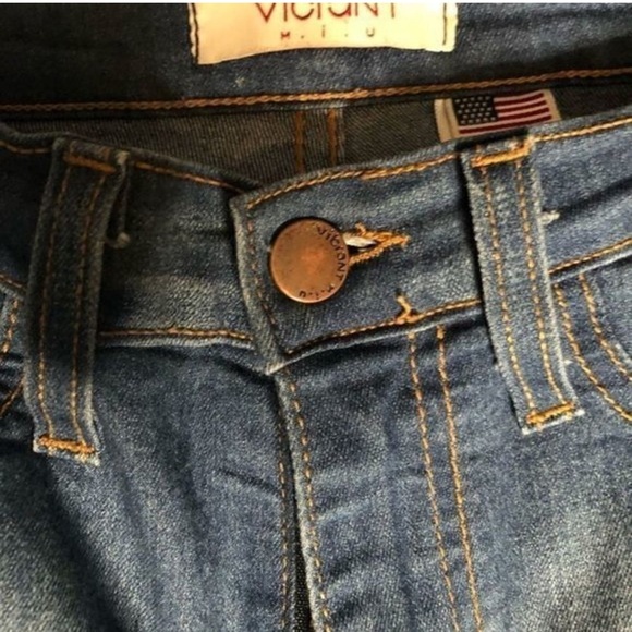 Vibrant M.Y.I. Classic Blue Women's Jeans - Picture 4 of 6